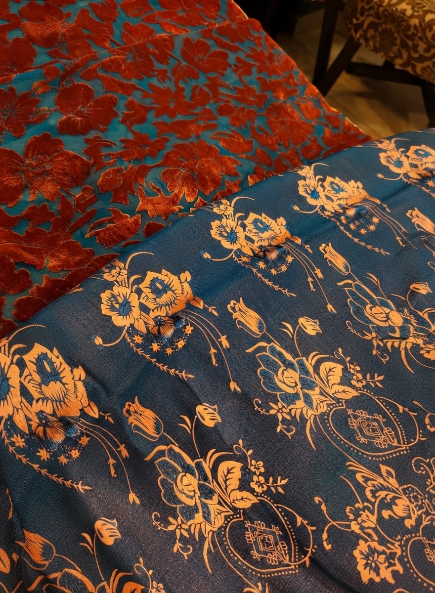 MS-1049 Pure Luxury China Patti Shirt with Palachi Dupatta