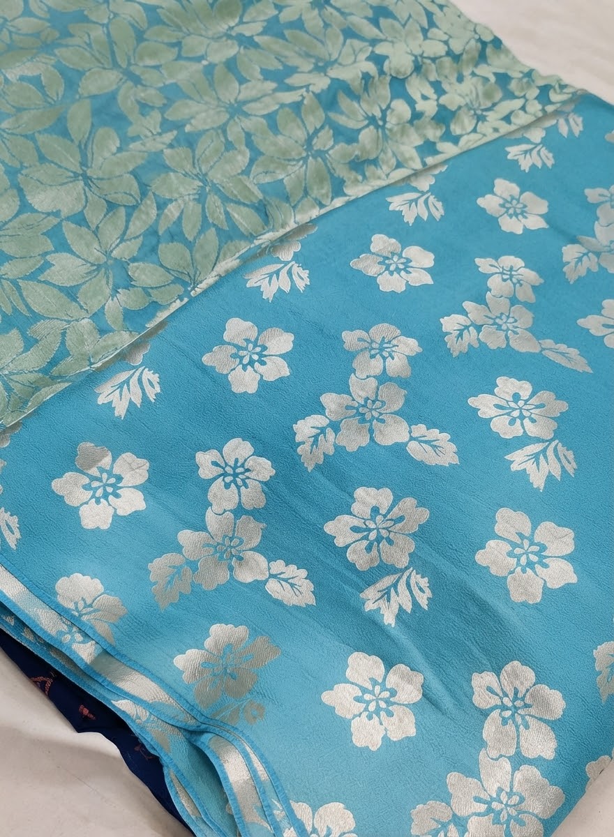 MS-1050 Pure Luxury China Patti Shirt with Palachi Dupatta