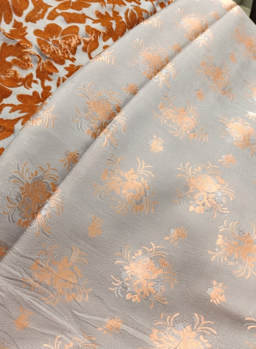 MS-1051 Pure Luxury China Patti Shirt with Palachi Dupatta