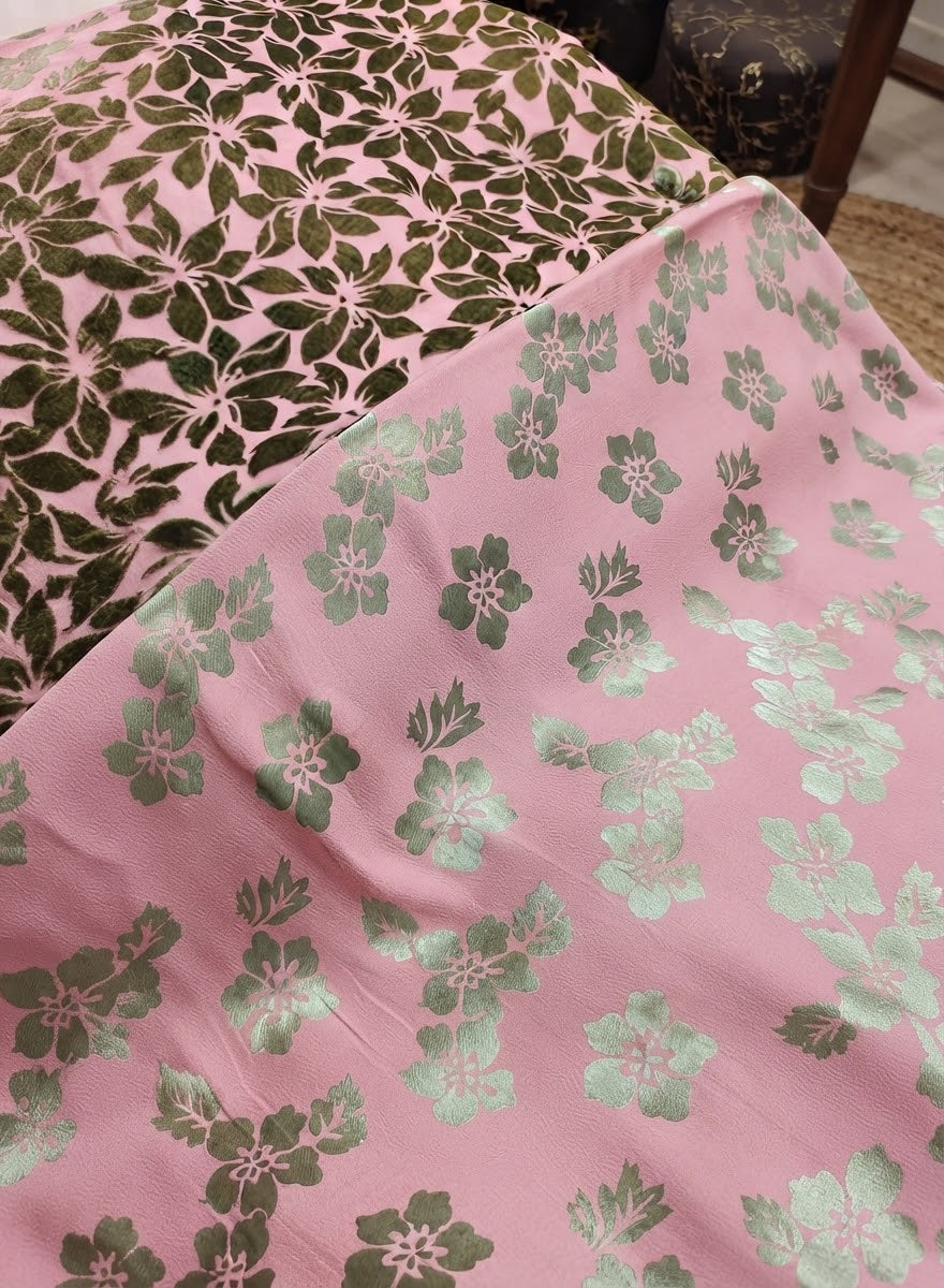 MS-1039 Pure Luxury China Patti Shirt with Palachi Dupatta