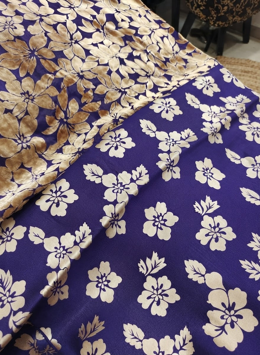 MS-1038 Pure Luxury China Patti Shirt with Palachi Dupatta