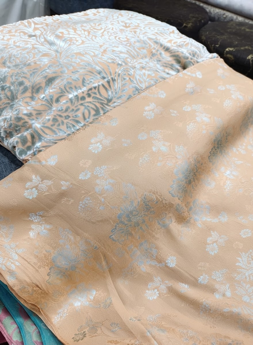 MS-1040 Pure Luxury China Patti Shirt with Palachi Dupatta