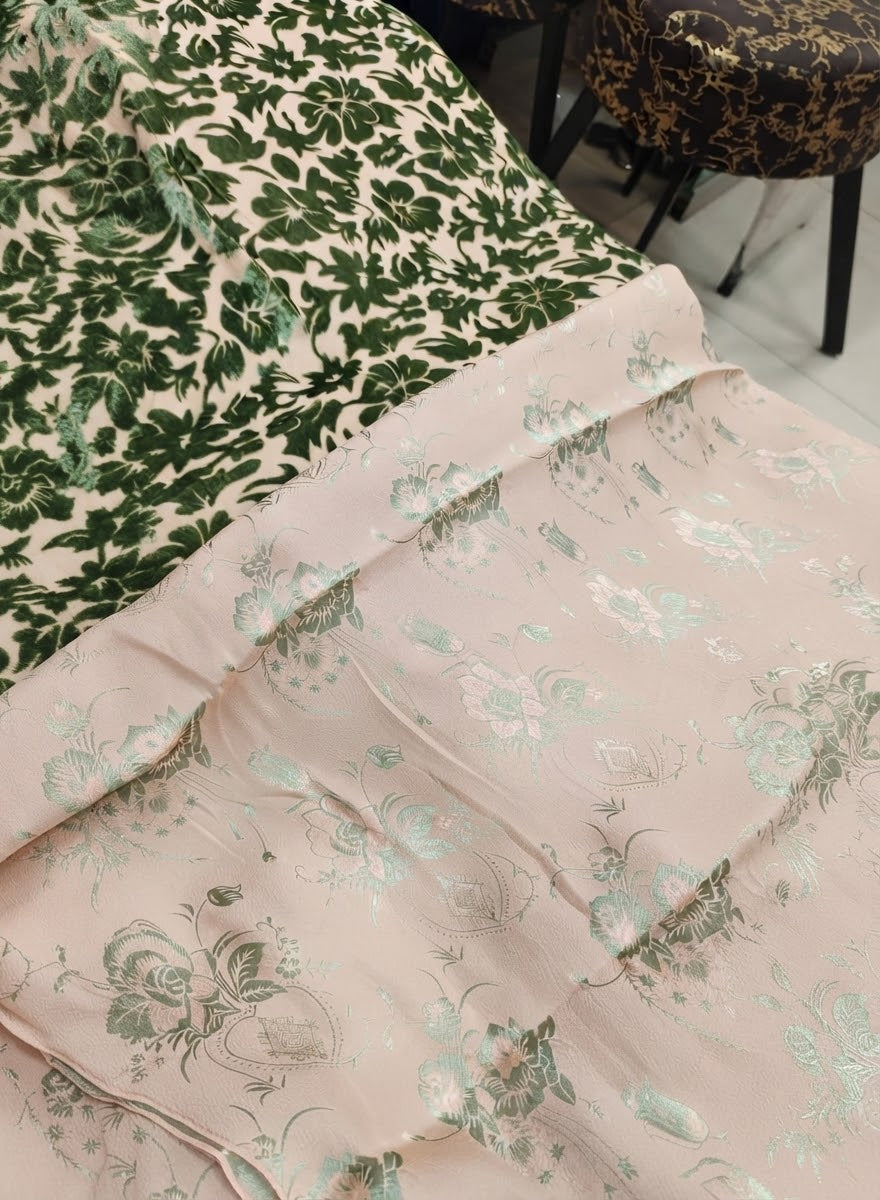 MS-1044 Pure Luxury China Patti Shirt with Palachi Dupatta