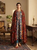 MS-1049 Pure Luxury China Patti Shirt with Palachi Dupatta