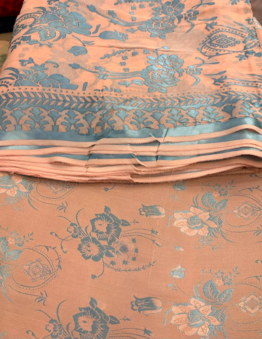 MS-1086 Luxury Pure China Patti With Pure Barosha Dupatta