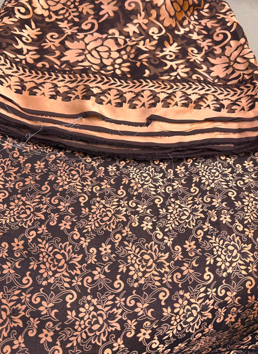 MS-10102 Luxury Pure China Patti With Pure Barosha Dupatta