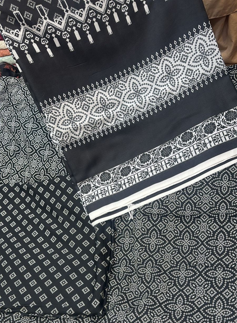 MS-10127 Marina Digital Print Full Suit with Pashmina Marina Shawl