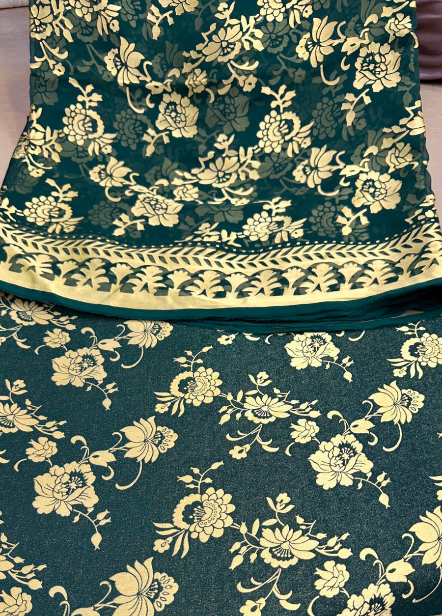 MS-1097 Luxury Pure China Patti With Pure Barosha Dupatta