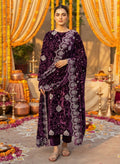 MS-10140 Luxury Palachi Chickenkari work Embroidered Complete Suit