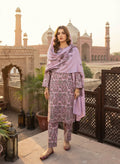 MS-10120 Marina Digital Print Full Suit with Pashmina Marina Shawl