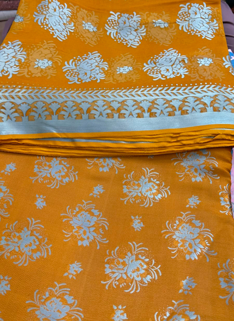 MS-1094 Luxury Pure China Patti With Pure Barosha Dupatta