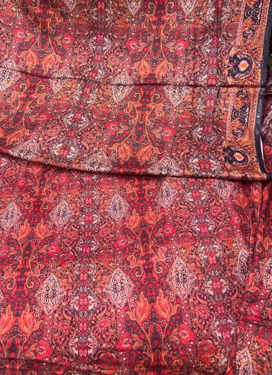 MS-10125 Marina Digital Print Full Suit with Pashmina Marina Shawl