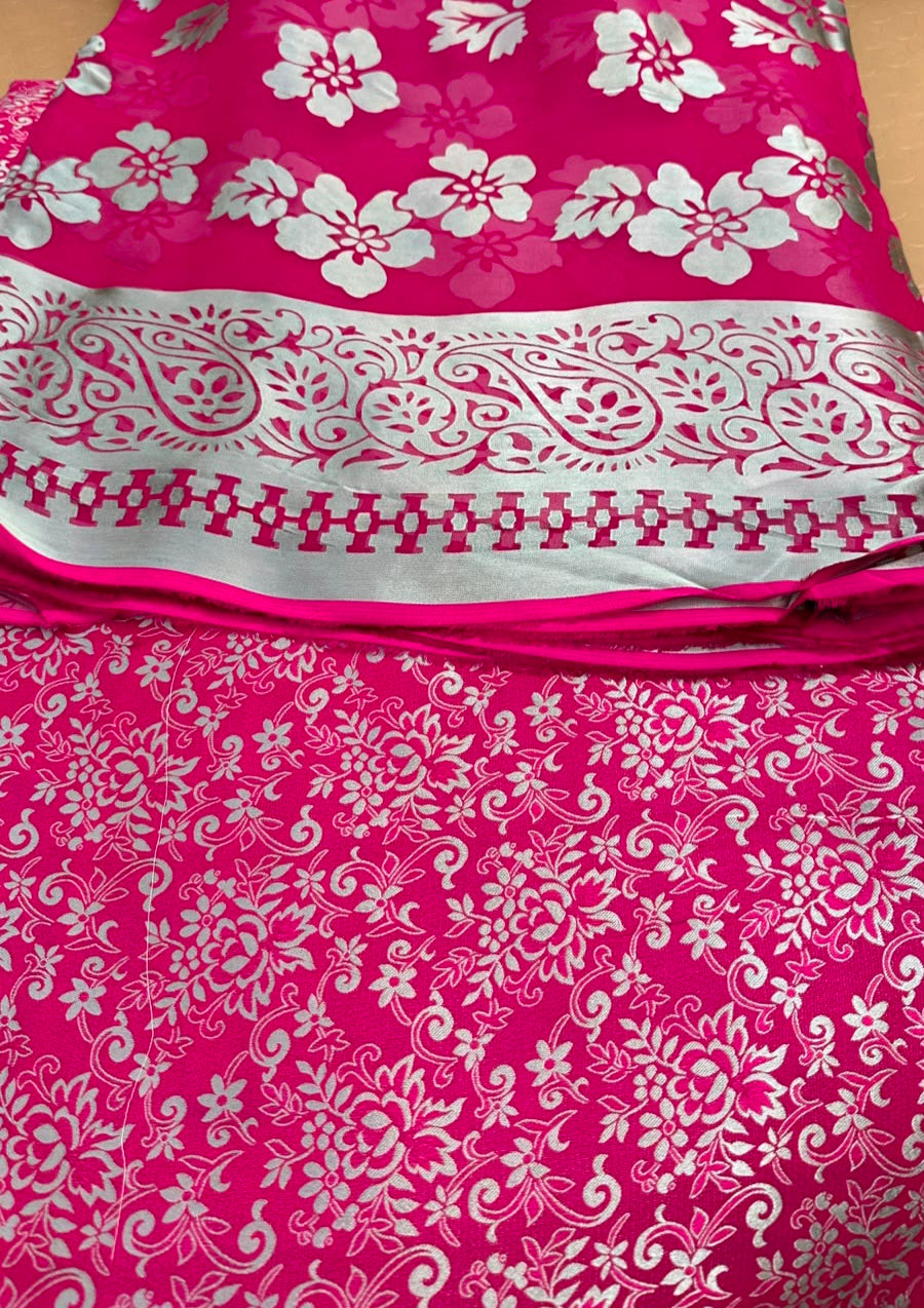 MS-1096 Luxury Pure China Patti With Pure Barosha Dupatta