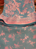 MS-10104 Luxury Pure China Patti With Pure Barosha Dupatta