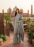 MS-10129 Marina Digital Print Full Suit with Pashmina Marina Shawl