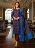 MS-1090 Luxury Pure China Patti With Pure Barosha Dupatta
