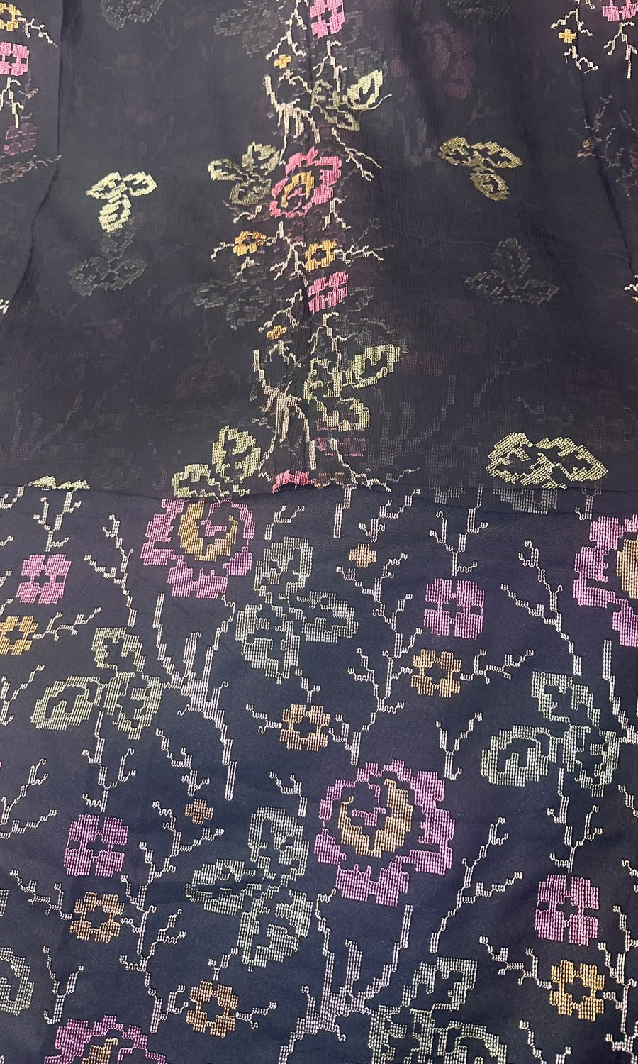 MS-10145 Original Pure Swiss Karandi Embroidered Complete 3Pc Suit